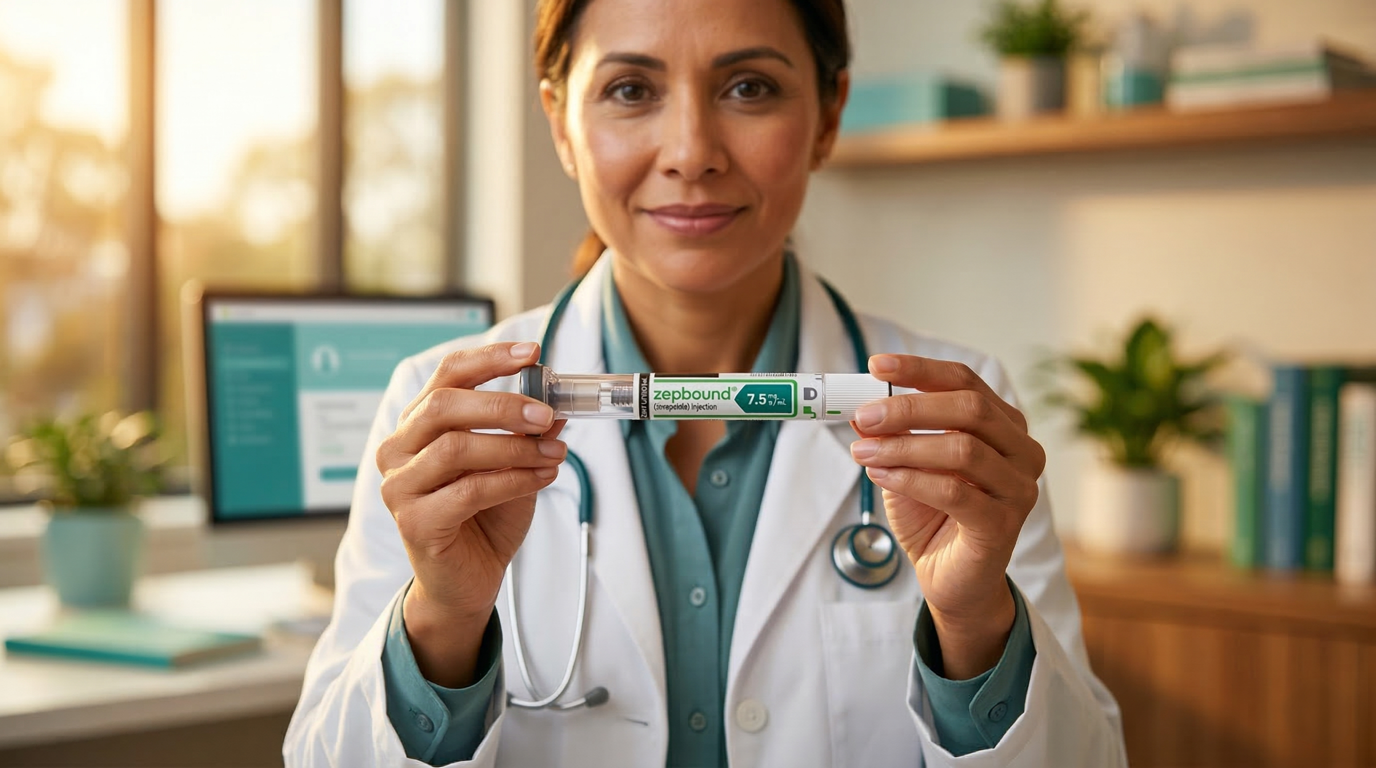 Doctor consulting with patient about weight loss